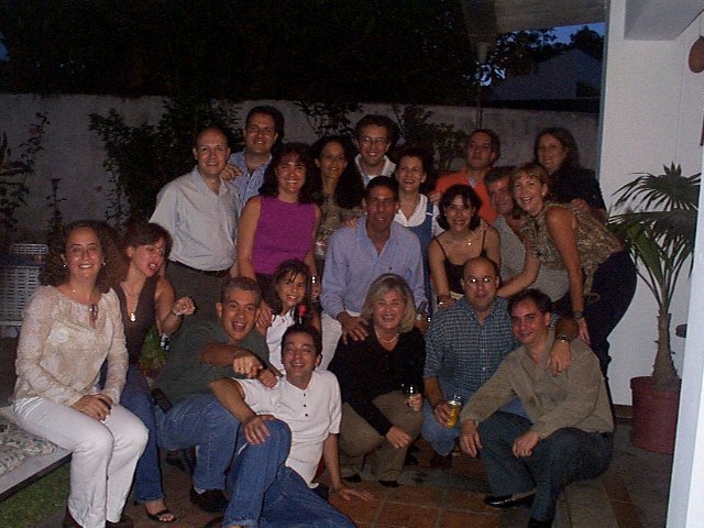 foto de grupo en casa de La Polla